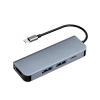 4 in 1 Portable Docking Station USB C with 4K Ultra HD 2X USB 3.0 Power Delivery 100W PD USB Port