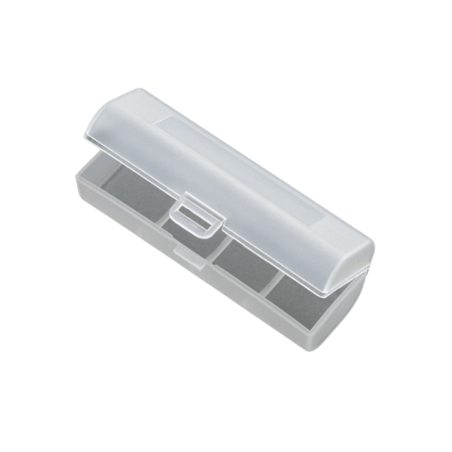 Storage Box for 1X 18650 Battery Transparent
