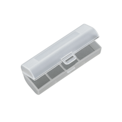 Storage Box for 1X 20700 or 21700 Battery Transparent