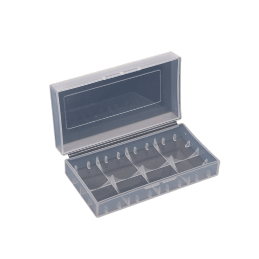 Storage Box for 2X 20700 or 21700 Battery Transparent