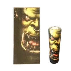 Warcraft Orc Plastic Wrap for 18650